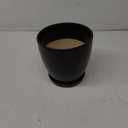 Classic Egg 8 In Planter Black