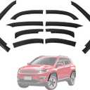Wheels Fender Flares Trim Compatible with Jeep Compass 2011-2016