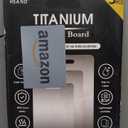 3-Pack Titanium Cutting Board Set, Non-Slip & Double-Sided Design, 100% Pure Titanium Food-Grade Non Toxic Cutting Board, Knife-Friendly, Dishwasher Safe