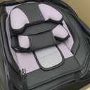 Coverado Universal Seat Covers Full Set, 5 Seats Universal Seat Covers for Cars, Waterproof Nappa Leather Car Seat Covers with Head Pillow, Auto Protectors Fit for Most SUV Pick-up Truck-Black&Purple