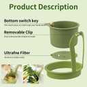 Silicone Sink Strainer Basket, Kitchen Sink Drain Strainer Basket Food Waste Catcher, Press Dumping & Faucet Hanging Design, Corner Colander Food Drainer Waste Filter Accessories for Sink (Yellow)