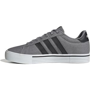 adidas Men's Daily 4.0, Grey/ Black/ White, 9.5