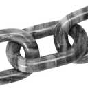 Bloomingville Decorative Marble Chain, Variegated Grey Tones