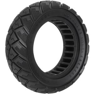 11Inch Scooter Rubber Tires, 90/65-6.5 Anti-Slip Off-Road Solid Tire, for Zero 11X Electric Scooter, Wear-Resistant Rubber Replacement Wheel with Good Grip and Off-Road Performance