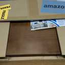 MM MELISEN Wall Desk - 24x16 Inch, Walnut Color Compact Desk for Laundry Room or Kitchen Area. Solid Wood fold-Down Surface for Daily tasks. Stores Flat When not in use
