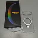 TORRAS for iPhone Air Case, Slim Magnetic Stand, Open-Edge Thin Frame Fit, Hard PC, Fit for MagSafe, Anti-Yellowing Phone Case for iPhone 17 Air, Daily Protection, Clear