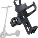 Electric Scooter Water Bottle Holder,360 Rotation Fit Electric Scooter Cup Holder,Fast Dismounting Accessories,Black
