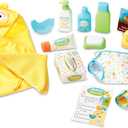 Melissa & Doug Mine to Love Changing & Bathtime Play Set for Dolls  Diapers, Pretend Shampoo,Wipes, Towel, More (19 pcs)