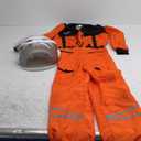 Spooktacular Creations Astronaut Costume with Helmet, Space Suit for Toddler, Kids Astronaut Halloween Costume for Cosplay (X-Large (12-14 yrs), Orange)