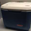 Coleman Insulated Can Cooler: 50 Quart Xtreme 5 Day Wheeled Cooler Insulated Cooler with Wheels Keeps Ice for 5 Days Portable (Multi)