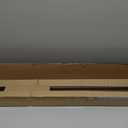 Stockton 48-86 Inch Adjustable Curtain Rod Set, 5/8 Inch Diameter in Walnut