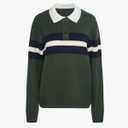 WEWOREWHAT Women's Knitted Rugby Shirt, XS