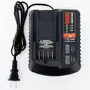 CMCB104 20V Max Battery Charger Replacement for Craftsman, V20 Lithium Battery CMCB204 CMCB205 CMCB100 CMCB202 CMCB101 CMCB201 CMCB209with 2 USB Port