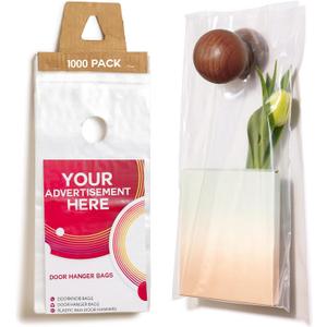 Choice Marts Door Hanger Bags 6 x 12 Waterproof and Secure 1000 Pack