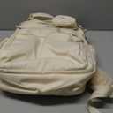 RUVALINO Diaper Bag Backpack-Multifunction Baby Travel Bag with Changing pad, Insulated Bottle Holders & Pacifier Case, Large Capacity, Waterproof, Beige