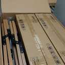 Camping Table Folding, 132 lbs Capacity & 11 lbs Lightweight, 45.5x23.2 Inch Portable Roll Up Low Picnic Table with Carry Bag for 4-6 Person, Beach, Backyard, BBQ, Camping (Wood Grain-foldable)