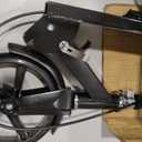 Non-Electric Scooters for Kids 8-12, Teens & Adults - Foldable Commuter Scooter with 8" Wheels, Bell, Hand Brake & Adjustable Height 30"-40.5", 220LB Capacity, Manual Push Scooter for Campus & Park