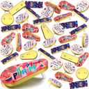 60 Pcs Metal Purim Gragger Noise Makers for Sporting Event Colorful Party Noise Makers Bulk Novelty Assorted Purim Gragger Party Favor for Holiday, Football Games, Pep Rally Supplies (Stylish)