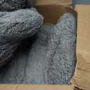 LBRO2M Double Sided Sherpa Blanket,King Size Super Soft Fuzzy Plush Warm Cozy Fluffy Throw Reversible Luxurious Blankets (Grey)