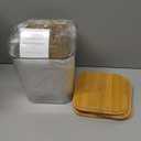 4 Pack Laundry Pod Containers and Dryer Sheet Holder for Laundry Room Organization Acrylic Jars with Lids and Labels for Laundry Detergent Laundry Pods Dry Sheet Organizing (2+1+1 Pack)