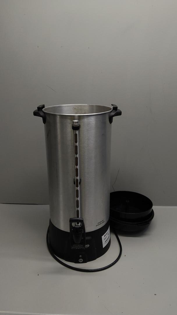 Proctor Silex Commercial 45100R Brushed Aluminum Coffee Urn, 100 Cup Capacity, Fast Brewing, One-Hand Dispensing, Dual Heaters, Commercially Rated, NSF Listed