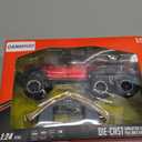 Toy Trucks for Boys Age 4-7,Trucks for Kids F150 Diecast Truck,Model F150 Pickup Truck with Sightseeing Cabin,Pull Back Cars with Light and Sound,Trucks for Kids Ages 4-8Red