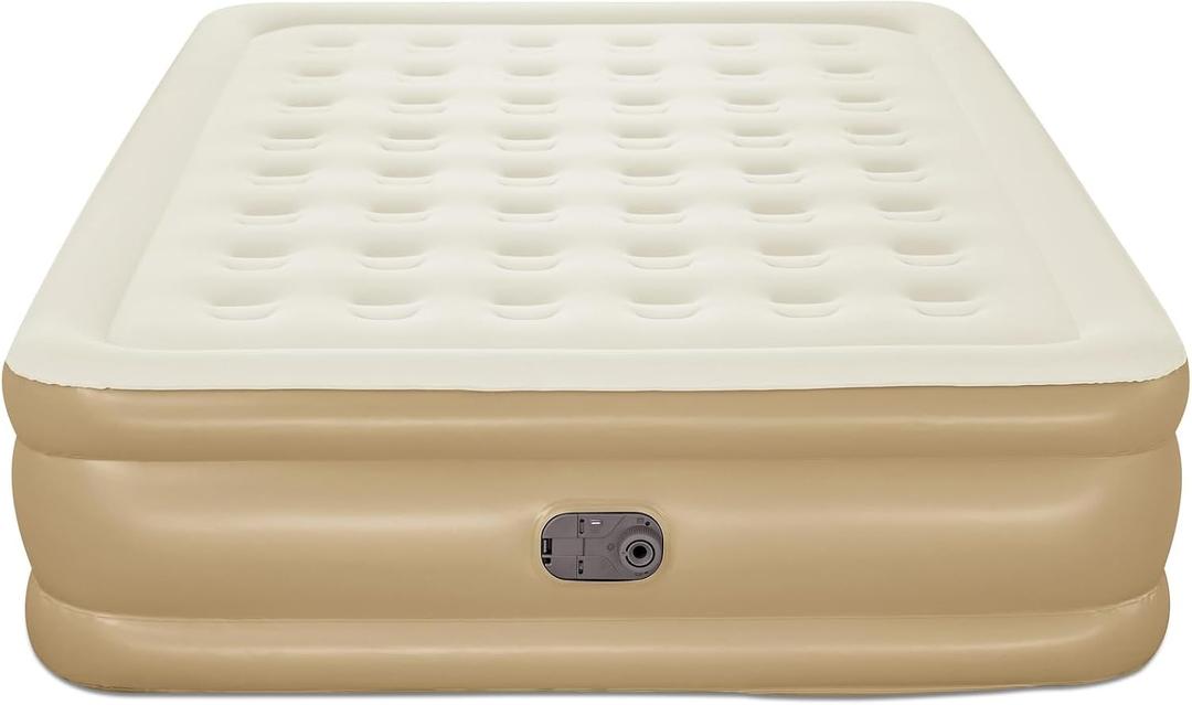 Coleman GuestRest 18" Queen Air Mattress with Built-In AC Pump