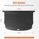 Cargo Cover Compatible with Kia Sportage 2023-2025 2026 Accessories Leather Retractable Trunk Cover Luggage Cover Trunk Storage Privacy Protection Luggage Shade Shield