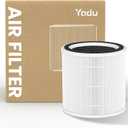 H13 True HEPA Replacement Filter, 1 Pack | 5.9 6.3 6.3 in, Compatible Only with YADU AP-LST-0100