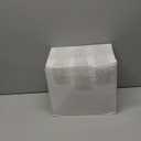 Tessco 800 Pcs Mini Appetizer Plates Set Including 400 Disposable Dessert Plates Assorted Shape 200 Mini Plastic Forks 200 Plastic Spoons for Party(White,Classic)