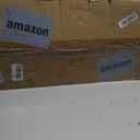 5-Light Bathroom Light Fixture, Brushed Nickel Vanity Lights Over Mirror, Anti-Rust, White Glass Shades, E26 Base, Bulb Not Included