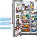 UPGRADED 240350903 Refrigerator Replacement Shelves Crisper Pan Cover Compatible with Frigidaire Bottom Shelf Frame Replacement Without Glass AP4428230 240350901