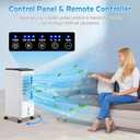 Portable Air Conditioners, Portable AC Unit, Evaporative Air Cooler w/1.6 Gal Water Tank, 3 Speeds, 60Oscillation, Windowless Air Conditioner w/7.5H Timer, Swamp Cooler for Room Home Office