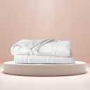 Weighted Blanket for Adults 20 lb King (Pebble White, 80"x87") | Cool & 100% Cotton | Machine Washable & Dryer Safe | Glass Microbead Fill