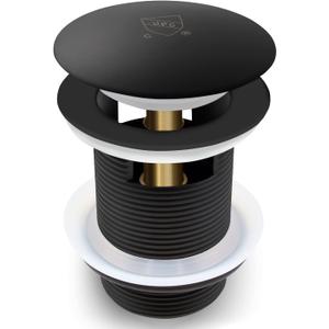 FerdY Pop-up Drain for Freestanding Bathtub, Matte Black Finish, cUPC Certification, Freestanding Bathtub Drain Stopper