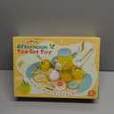 Tea Sets for Toddlers 3-5 Girl Birthday Gift 3 Year Old Princess Party Wooden Play Food Toy Sets for Kids Kitchen Accessories Age 3 4 5 6 Wood Educational Toys