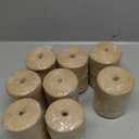 10 PCS Twine String Bulk 6000 Feet Long, 2mm Thin Jute Twine for Crafts, Hemp Rope Wrapping, Packing Gardening, Crochet Knitting Macrame Decor, 600 Feet Each Roll