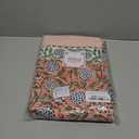 Ridhi Dark Salmon Pink 70 x 108 Inches Rectangular Cotton Washable Tablecloth, Hand Block Print Floral, for Kitchen, Dining, Spring, Easter, Wedding, Birthday, Bridal
