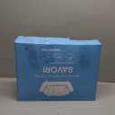 SAVORI Set of 2 Down and Feather Throw Pillow Inserts 28x28 Soft Fluffy Pillow Inserts with 100% Down-Proof Cotton Cover, Decorative Square Cushion Inner for Sofa Couch Bed-White