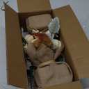 2 Styles & Timer Thanksgiving Table Decorations- 2 Pack 11 Inch Tabletop Maple Tree Thanksgiving Decor, Lighted Fall Tree with 20 LEDs Battery Powered Leafed Pumpkin Cones Berry Fall Decor for Home