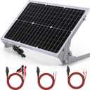 SUNER POWER 30W 12V Solar Battery Charger Maintainer, Built-in Smart MPPT Charge Controller, Adjustable Mount Bracket, Waterproof 30 Watt Solar Panel Kits for Car Automotive Boat Marine RV Trailer