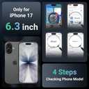 jaroco Magnetic for iPhone 17 Case, [Compatible with MagSafe][Military Grade Drop Protection][Heavy Duty Protection][Non-Slip][Shockproof] 2-Layer Durable Bumper Phone Case 6.3''-Black