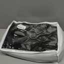 Magnetic Fireplace Cover, Fireplace Blocker Blanket Stops Heat Loss, Adjustable Fireplace Draft Stopper with 12 Magnets for Indoor Iron Frame Black 36" W x 36" H