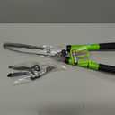 21"Hedge Shears & Pruning Shears 2pc Set,Manual Hedge Clippers with Wavy Steel Blades Lightweight Clippers Comfort Handles for Trimming Hedges Bushes Borders Shaping Boxwood Shrubs Plants Garden Tools