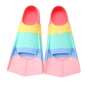 Kids Swim Fins,Short Kids Fins Youth Swimming Flippers for Lap Swimming Training for Children Girls Boys Beginners Size S