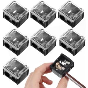 5 Pack Eyeliner Pencil Sharpener, Makeup Pencil Sharpener for Eyeliner & Cosmetic Pencils, Compact & Durable Design, Perfect for Makeup Artists and Home Use