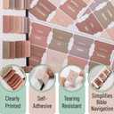 Mr. Pen- Bible Tabs, 75 pcs, Earthy Brown, Gold Foil Lettering, Laminated Bible Tabs for Women and Men, Bible Index Tabs, Bible Book Tabs, Bible Labels Tabs, Mr. Pen Bible Tabs