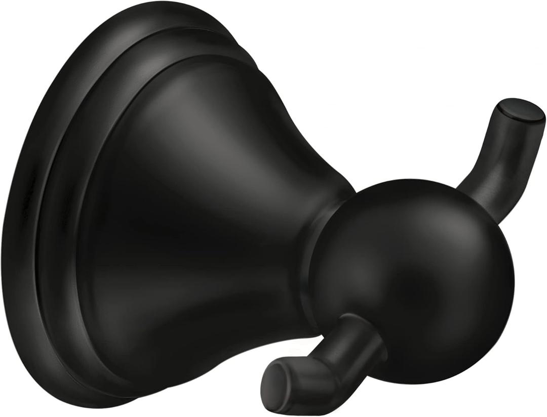 Moen DN8403BLPreston Double Robe Hook Moen DN8403BLPreston Double Robe Hook