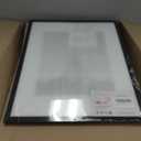upsimples 16x20 Picture Frame, Display Pictures 11x14 with Mat or 16 x 20 Without, Wall Hanging Poster Frame, Black, 1 Pack