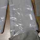 Amazon Basics Under Bed Storage Bags for Clothes and Blankets, Foldable Fabric Zipper Container with Clear Window and Reinforced Handles, Space Saving, 18 x 42 x 6 inches, Gray, 2-Pack